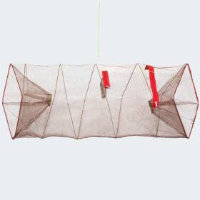 Square Fishing Trap baitbag - brown 30x30 cm