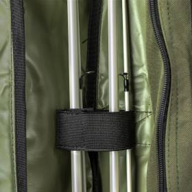 Rod Bag - 3 inner compartments rise - olive - 125 cm