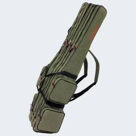 Rod Bag - 3 inner compartments rise - olive - 150 cm