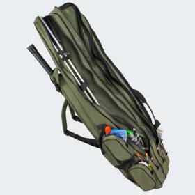 Rod Bag - 3 inner compartments rise - olive - 170 cm