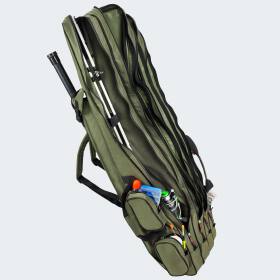 Rod Bag - 4 inner compartments rise - olive - 150 cm