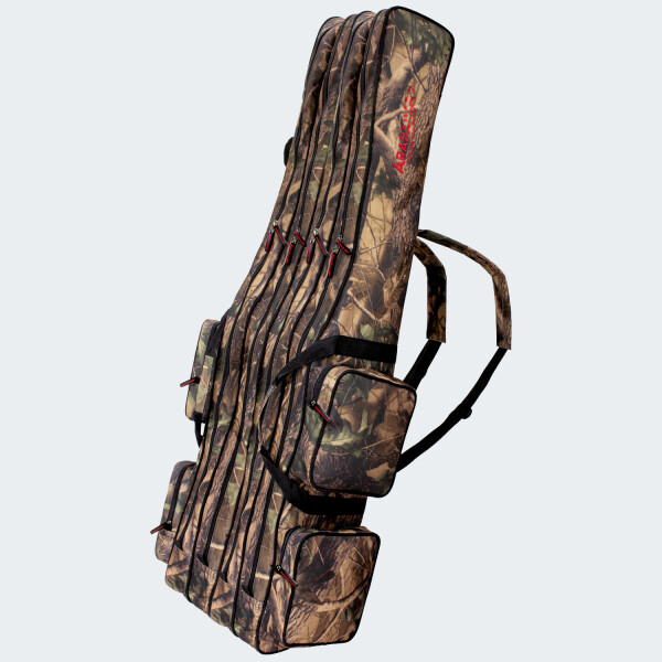 Rod Bag - 4 inner compartments rise - camouflage - 170 cm