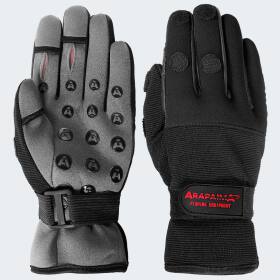 Neoprene Fishing Gloves wizard - black/grey S