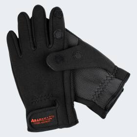 Neoprene Fishing Gloves spin - black 