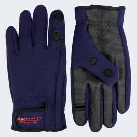 Neoprene Fishing Gloves spin - navy 