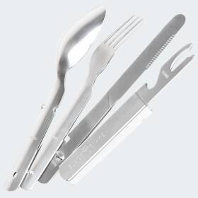 Army Cutlery Set - stainless steel - Set of 2
