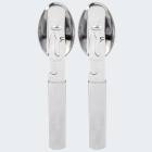 Army Cutlery Set - stainless steel - Set of 2