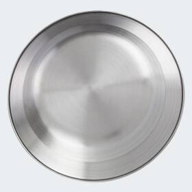 Deep Plate - stainless steel - 2 pieces