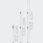 Tarp Pole Set Small tarppole - 80-180 cm - Set od 2
