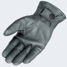 German Army Leather Gloves - grey