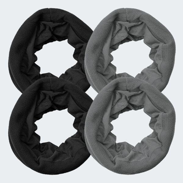 Multifunctional Scarf morf - black/grey - Set of 4