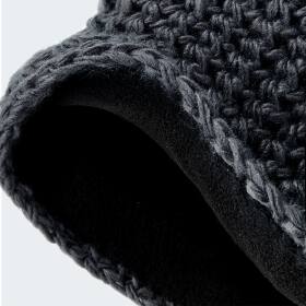 Oversize Crochet Beanie slouch - carbon