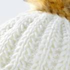 Knitted Winter Hat - polarwhite