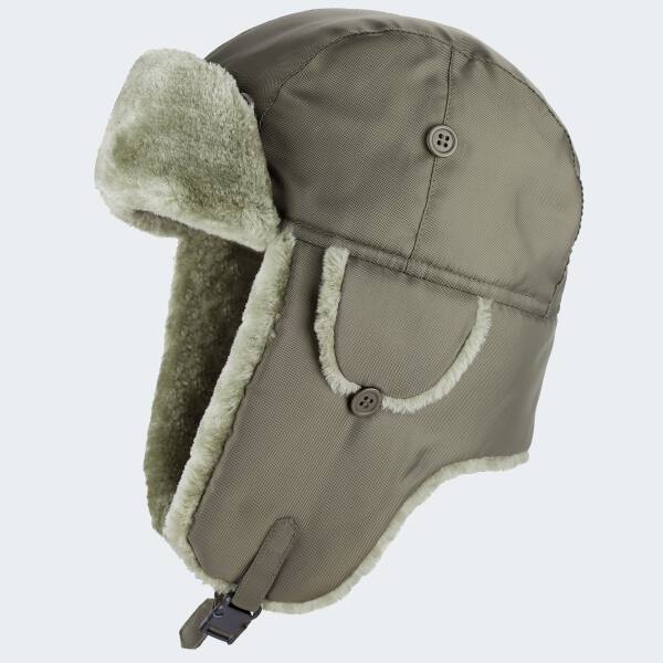 Fur Hat pilot - olive