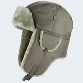 Fur Hat pilot - olive - XL