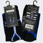 Functional Ski Socks high protection - black/blue - 43/46