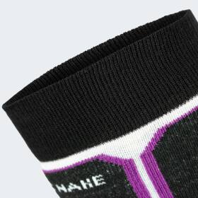 Functional Ski Socks high protection - black/white/puprle - 39/42