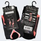 Functional Ski Socks high protection - black/coral - 39/42