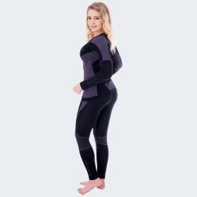 Womens Functional Underwear Set viper - black/purple - L/XL