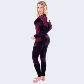 Womens Functional Underwear Set viper - black/pink