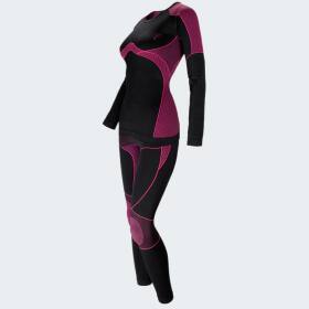 Womens Functional Underwear Set viper - black/pink