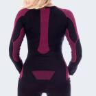 Damen Funktionsunterhemd viper - Schwarz/Pink L/XL