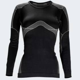 Womens Thermal Athletic Shirt viper - black/grey - L/XL