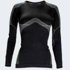 Womens Thermal Athletic Shirt viper - black/grey - L/XL