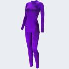 Womens Thermal Athletic Underwear Set cobra - purple - S/M
