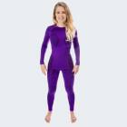 Womens Thermal Athletic Underwear Set cobra - purple - S/M