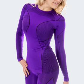 Womens Thermal Athletic Longsleeve Shirt cobra - purple
