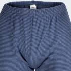 Womens Long Johns Thermal Underwear Set ringel - blue