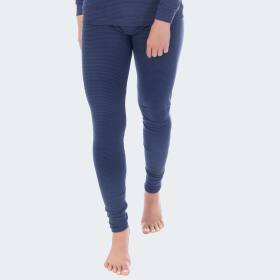 Womens Thermal Pants ringel - blue