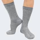 Mens Thermal Socks fleecy - lightgrey - OneSize 41/46