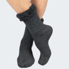 Mens Thermal Socks fleecy - anthracite - OneSize 41/46 - Set of 2