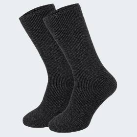 Mens Thermal Socks fleecy - lightgrey/anthracite -...