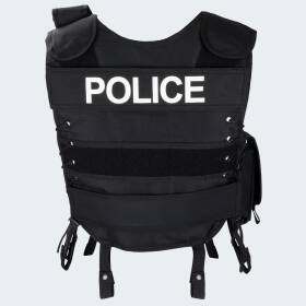 Tactical Vest with Patch POLICE - black