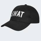 Agent Costume - Vest with Patch and Baseball Cap SWAT - black XS/S