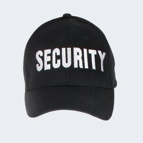 Agent Costume - Vest with Patch and Baseball Cap SECURITY - black XL/XXL