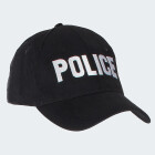 Agent Costume - Vest with Patch and Baseball Cap POLICE - black XL/XXL