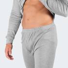 Mens Long Johns Thermal Underwear Set cushy - grey