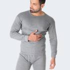 Mens Thermal Shirt cushy - grey - XXL - Set of 1