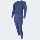 Mens Thermal Underwear Set ringel - blue