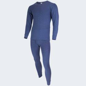 Mens Thermal Underwear Set ringel - blue - 3XL - Set of 1