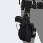 Pistol leg holster - right - black