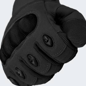 TactiPro Handschuhe mit Knöchelschutz und Belüftungssystem - Schwarz