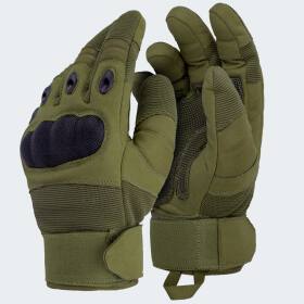 TactiPro Handschuhe mit Knöchelschutz und Belüftungssystem - Oliv