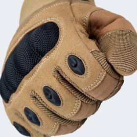 TactiPro Handschuhe mit Knöchelschutz und Belüftungssystem - Coyote