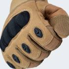 TactiPro Handschuhe mit Knöchelschutz und Belüftungssystem - Coyote - M