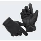 Neopren Kevlar Handschuhe mit Schnittschutz - Schwarz - S